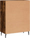 vidaXL - Dressoir - 69,5x34x90 - cm - bewerkt - hout - gerookt - eikenkleurig