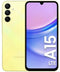 Samsung Galaxy A15 - Geel - 128 GB - Dubbele fysieke simkaart