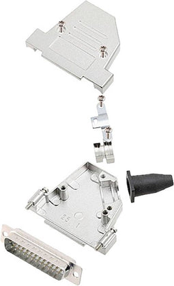 encitech DTSL37-SJSRG-S-DMP-W-K 6355-8091-24 D-sub male connectorset 45 ° Aantal polen: 37 Soldeerkelk 1 stuk(s)