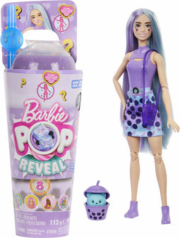 Barbie Reveal - Bubbelthee Barbiepop - 8 verrassingen - Taro melk