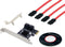 Conceptronic EMRICK03G - SATA-PCIe-Adapter - 4-poorts - Zwart