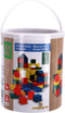 Marionette Wooden Toys Houten Speelgoed-Blokken - vanaf 2 Jaar - 100 Stuks - in Opbergton - Rood-Geel-Groen-Blauw