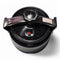 Royal Swiss - Pan - snelkookpan 7 liter van aluminium in zwart - geschikt voor inductie - inclusief pressure cooker