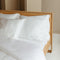 Coco & Cici - Bamboe Hoeslaken 180 x 210 cm - 2 Persoons Beddengoed - Wit - Elastiek Rondom - 100% Eco Bamboe