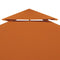 vidaXL - Vervangend - tentdoek - prieel - 310 - g/m² - 3x4 - m - oranje