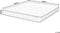 Beliani DREAM - Mattress - Wit - Polyester