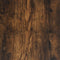 vidaXL - Bedframe - bewerkt - hout - metaal - gerookt - eikenkleurig - 200x200 - cm
