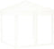 vidaXL - Partytent - inklapbaar - met - zijwanden - 2x2 - m - wit