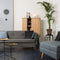 Zuiver Minimal Klok/ Wandklok Rond 30 cm Grijs