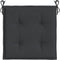 vidaXL - Tuinstoelkussens - 6 - st - 40x40x3 - cm - oxford - stof - zwart