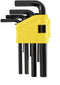 STANLEY Stiftsleutelset - 10-Delig - Chroom-vanadiumstaal