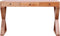 vidaXL - Computerbureau - 115x47x77 - cm - massief - mahoniehout - naturel
