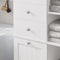 SoBuy BZR104-W - Badkamerkast - 2 Deuren 2 Lades - Wit