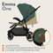 Emma One Kinderwagen - Lichtgewicht, Wendbaar, Compact | Voor Kinderen van 6 Maanden Tot 4 Jaar | Wielen 360 | Eenhandig Inklapbaar | Rugleuning tot Ligpositie | Waterdicht Zonwerend Kap