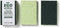 Mr. Eco schuurspons ft 9,8 x 6,8 x 2 cm, met stevige vezels, pak van 2 stuks