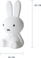 Mr Maria - Nijntje XL Lamp - 80 cm - Ledlamp incl. dimmer - Wit