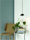 Mr. Wattson Hanglamp - Met Vintage Oldtimer Lampenkap - Energiezuinig - Fashion Black