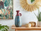 Beliani VELIA - Decoratieve vaas - Blauw - Terracotta