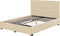 ROCHELLE - Bed opbergruimte - Beige - 140 x 200 cm - Polyester