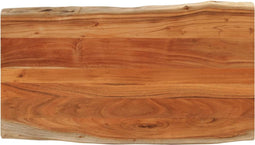 vidaXL - Tafelblad - rechthoekig - natuurlijke - rand - 120x60x3,8 - cm - acaciahout