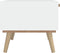 vidaXL - Salontafel - met - lades - 80x40x35,5 - cm - bewerkt - hout