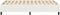 vidaXL - Bedframe - Crème - 120x200 - cm - Corduroy - Stof