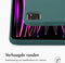 Accezz iPad Pro 11 (2018 - 2022) - Liquid Silicone Backcover met penhouder - Donkergroen
