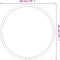 vidaXL - Wandspiegel - rond - Ø20 - cm - goudkleurig