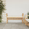 vidaXL - Ligbed - met - Kussen - 110 - cm - Bamboe