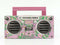 GPO BRONXPINK - Draagbare bluetooth speaker - Jaren '80 - Roze