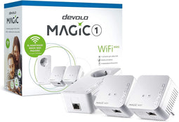 Devolo Magic 1 - WiFi mini Multiroom Kit - Powerline 1.2Gbps en Wi-Fi 300Mbps - Wit (3x)