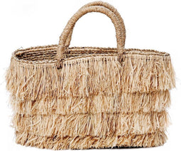 De Raffia Bahama's Mand - Naturel