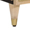 vidaXL - Hoge - kast - 40x33x110 - cm - massief - mangohout