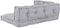 vidaXL - Pallet - Sofa - Kussen - met - Arm- - en - Rugsteun - - - Grijs - Stof