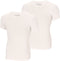Apollo heren T-shirt Bamboe - Ronde Hals- 2-pack - Wit - XL
