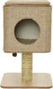 Jack And Vanilla Molly Kattenmeubel - Krabmeubelen - Krabpaal kat - Katten krabpaal - Bruin - 42x42x67cm Molcf2510