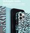 iMoshion Hoesje Geschikt voor iPhone 12 Pro / 12 Hoesje Met Pasjeshouder - iMoshion Design Bookcase smartphone - Meerkleurig / Black Blue Stripes