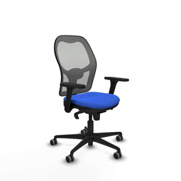 Piqueras y Crespo 3D036G0 - Bureaustoel - Verstelbare hoogte met armleuning - Blauw