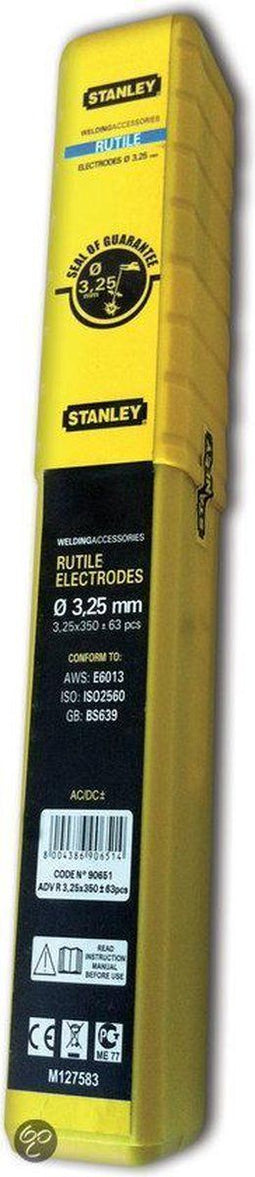 Stanley - Rutiel laselektroden - 2,5x300 mm - 121 stuks