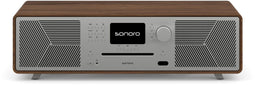 Sonoro Meisterstück (Gen.2) - All-In-One audiosysteem - Bluetooth AirPlay Chromecast - Walnoot Zilver