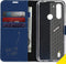 Accezz Moto G8 Power Lite - Wallet Softcase Booktype - 3 pashouders - Blauw