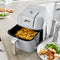 Swan Retro Airfryer 6 Liter – Frituren op een Gezonde Manier – Grijs