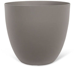 Bloempot - GARDEN ID - Phoenix Taupe - 48 x 42 cm - 100% Gerecycled en Recyclebaar - Vorst- en UV-bestendig - Voor Buiten
