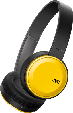 JVC HA-S30BT - On-Ear hoofdtelefoon - Draadloos Bluetooth 3.0 - Bass Boost - Geel Zwart