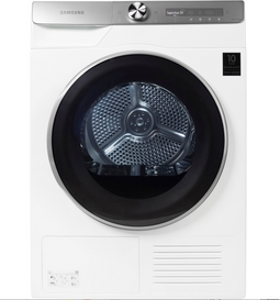 SAMSUNG DV91T8240SH/S2 - Warmtepompdroger 9kg - Super Speed A+++ - Wit