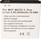 Accu geschikt voor Motorola MOTO C Plus, Li-ion, 3.8V, 2850mAh, 10.8Wh