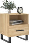 vidaXL - Nachtkastjes - 2 - st - 40x35x47,5 - cm - bewerkt - hout - sonoma - eikenkleur