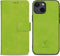 iMoshion Hoesje Geschikt voor iPhone 13 Mini Hoesje Met Pasjeshouder - iMoshion Uitneembare 2-in-1 Luxe Bookcase - Groen