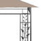 vidaXL - Prieel - met - klamboe - 180 - g/m² - 6x3x2,73 - m - taupe