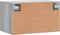 vidaXL - Wandkast - 60x36,5x35 - cm - bewerkt - hout - grijs - sonoma - eikenkleurig